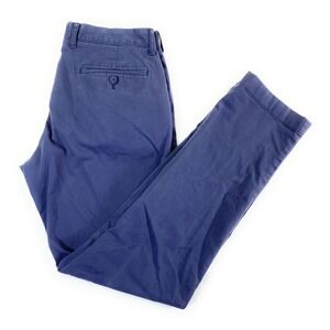 J. Crew Men's 770 Straight Flat Front Cotton Stretch Blue Chino Pants 31x31*‎